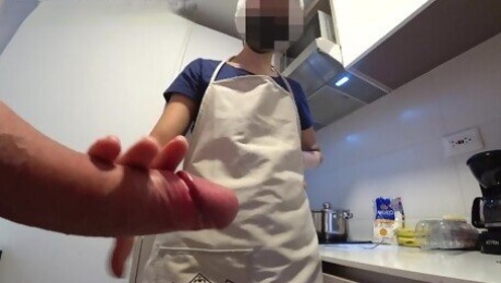 Public Dick Flash. HOUSEKEEPER was surprised by my presence