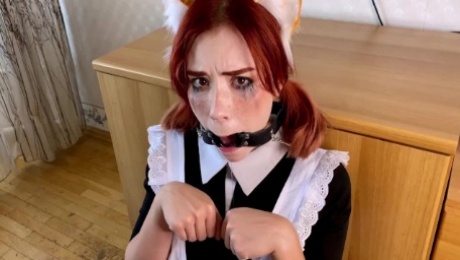 Deep Sloppy Blowjob from Sweetie Fox in School Uniform - Cum on Glasses