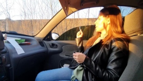 Car Sluts Blowjob Season opening Cum swallow