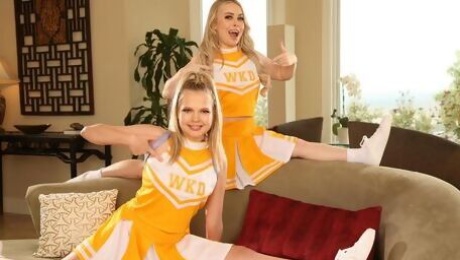 Coco Lovelock and Haley Spades are enjoying their double-headed dildo