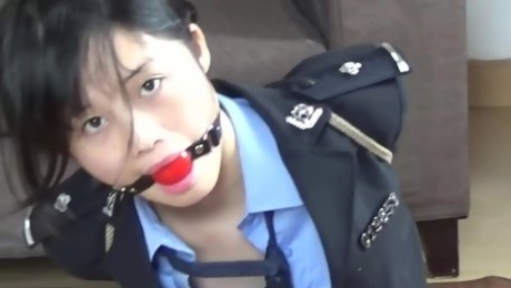 Chinese Policewoman Bondage2